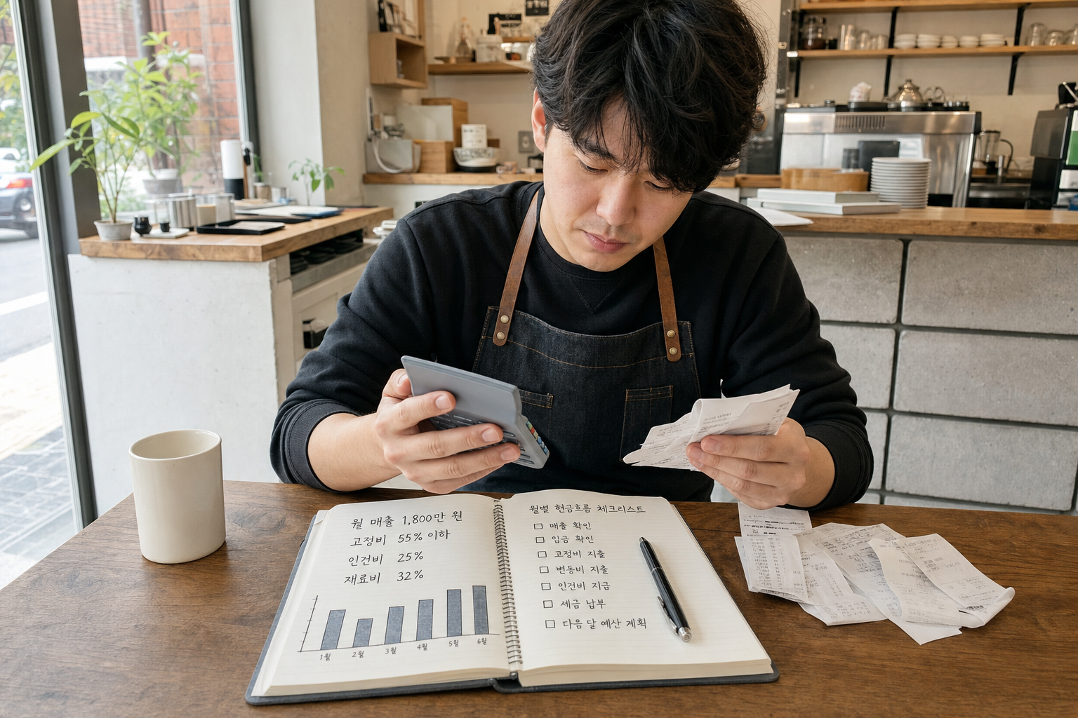 카페 창업 후 1년 차 매출 관리로 손익분기점 빠르게 도달하는 방법