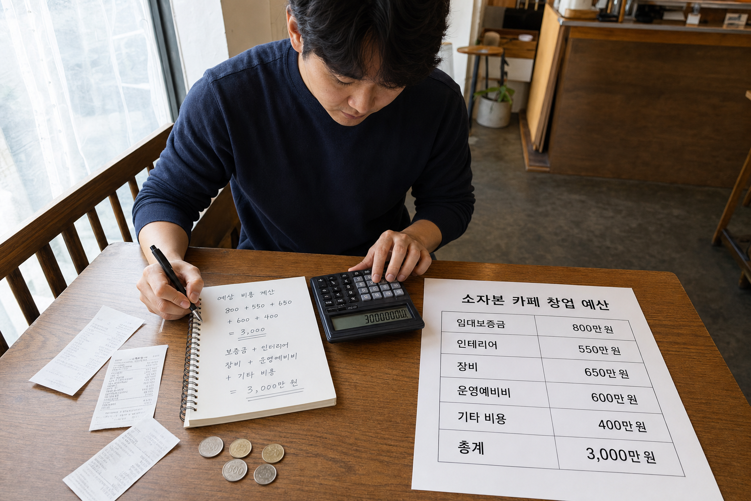 소자본 카페 창업 비용 3천만 원 이하로 세우는 단계별 예산안
