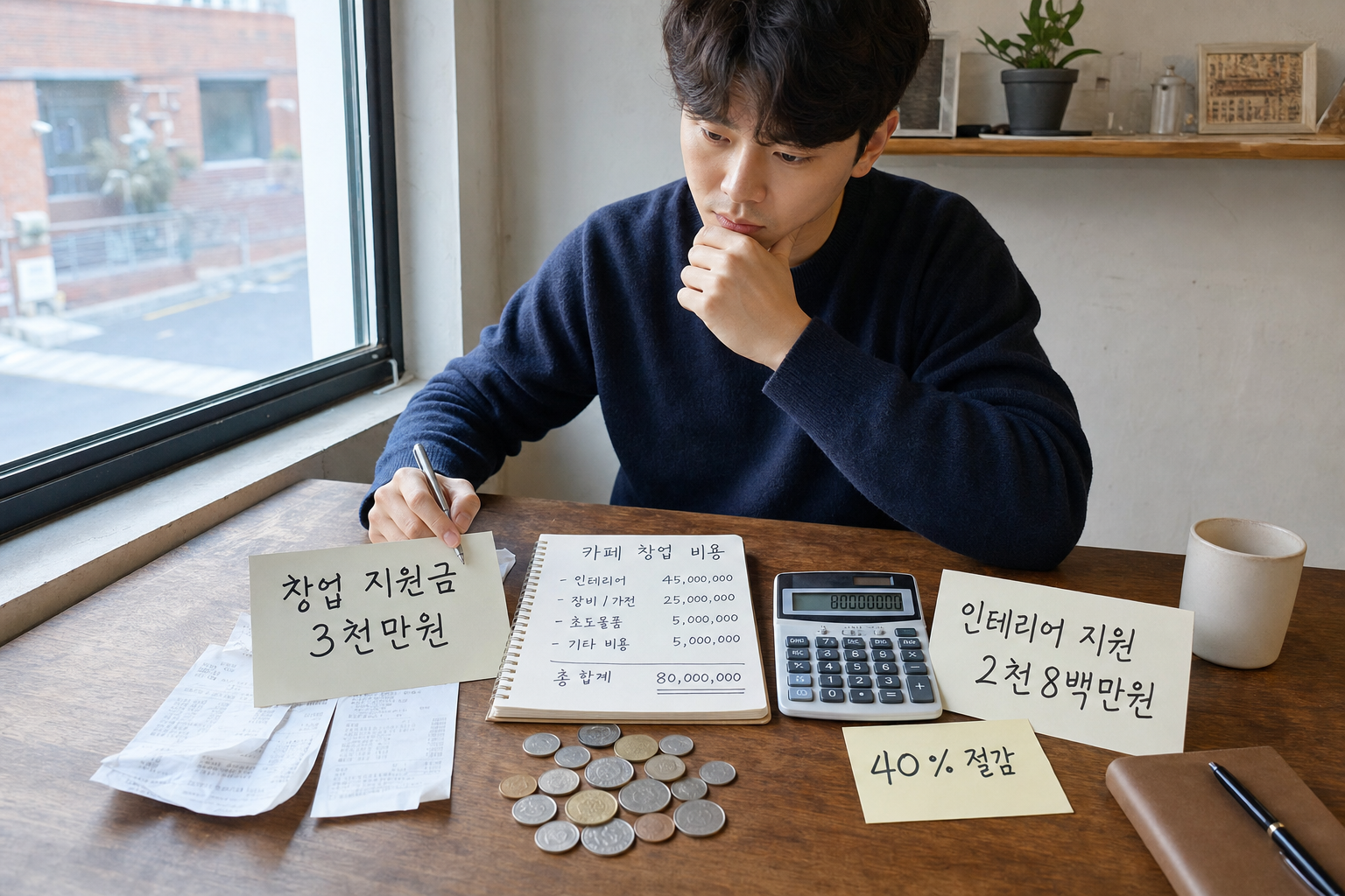 카페 창업 지원금 종류와 신청 자격·절차 정리